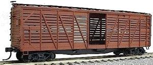 Accurail 4700 HO Undecorated 40' Wood Stock Car - Kit