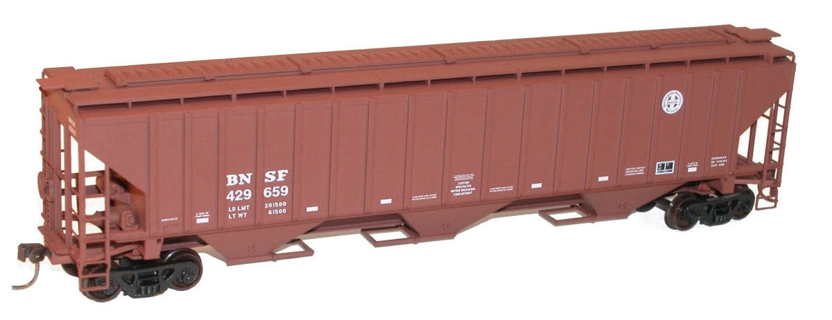 Accurail 6510 HO Scale Burlington Northern Santa Fe 3-Bay Hopper Kit