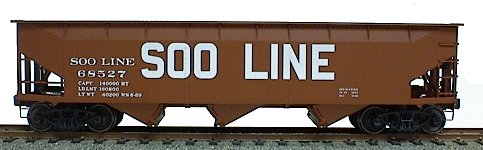 Accurail 7506 HO Soo Line AAR 70-Ton Offset-Side 3-Bay Hopper