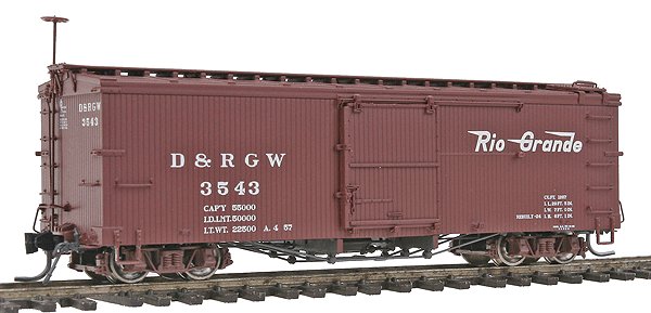 Blackstone Models 340115 HOn3 DRGW 3000 Series 30' Boxcar #3543 LN/Box