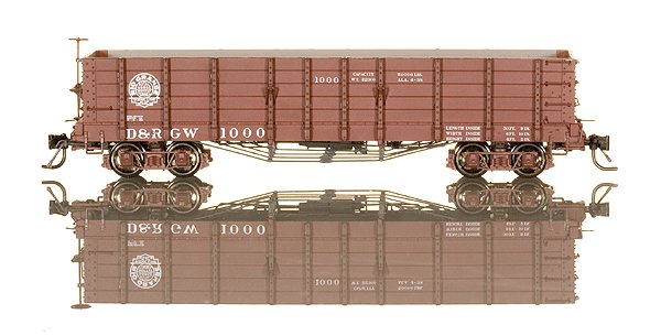 Blackstone Models 340400 HOn3 DRGW 1000 Series High Side Gondola #1000