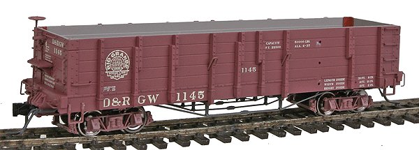 Blackstone Models 340401 HOn3 DRGW 1000 Series High Side Gondola #1145