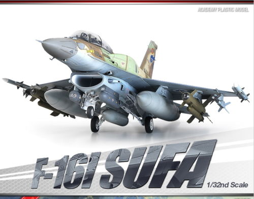 Academy 12105 1:32 F16I Sufa Israeli AF Fighter Military Aircraft Plane Kit