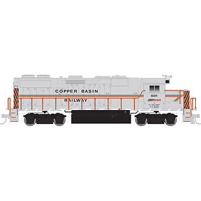 Atlas 10001773 HO Copper Basin Railway EMD Phase II GP39-2 Diesel Engine #501