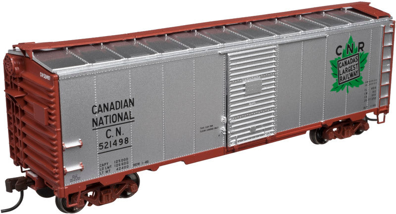 Atlas 20003223 HO Canadian National 1937 AAR 40' Box Car Kit #521498