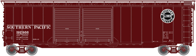 Atlas 20003322 HO Southern Pacific 50' Double Door Box #192866