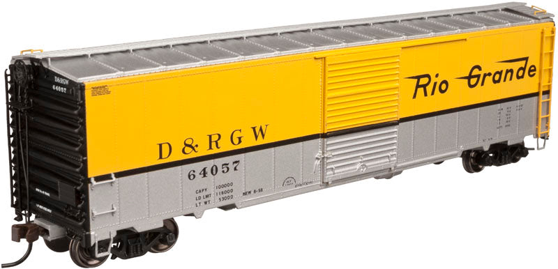 Atlas 20003389 HO Denver & Rio Grande Western 50' Postwar Single Door #64057