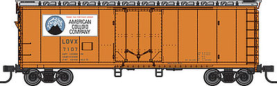 Atlas 20003492 HO American Colloid 40' Plug Door Box Car #7121 (Volcano Logo)
