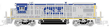 Atlas 40002398 N CSX B36-7 Low Nose Standard DC #5811