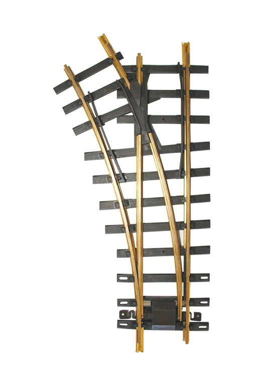 Bachmann 94659 G 4' Diameter 30 Degree Left-Hand Switch Turnout Brass Track