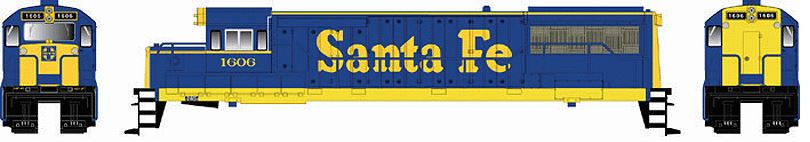 Bowser 23834 HO Santa Fe GE Executive Line U25B with LokSound & DCC #1606