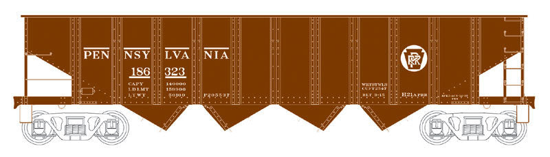 Bowser 41170 HO CSX/NYC 100-Ton 3-Bay Hopper Executive Line #483845