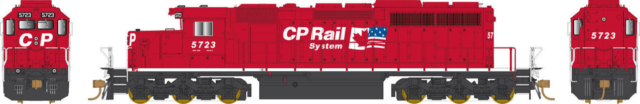 Bowser 24154 HO Canadian Pacific GMD SD40-2 Diesel Locomotive #5721