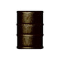 Campbell Scale Models 253-110 HO Scale Black Oil Drums (Pack of 12)