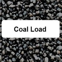Campbell Scale Models 795 HO Coal Load For Tenders / Gondola / 7 Hopper Car