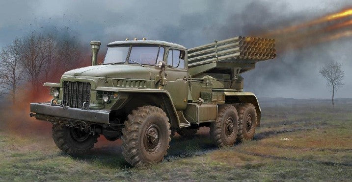 Trumpeter 01028 1:35 Russian BM-21 Grad Multiple Rocket Launcher Model Kit