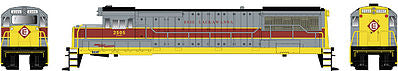Bowser 23812 HO Erie Lackawanna GE U25B with LokSound & DCC Executive Line #2510