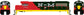 Bowser 23837 HO Nacionales de Mexico GE U25B Standard DC Executive Line #7601