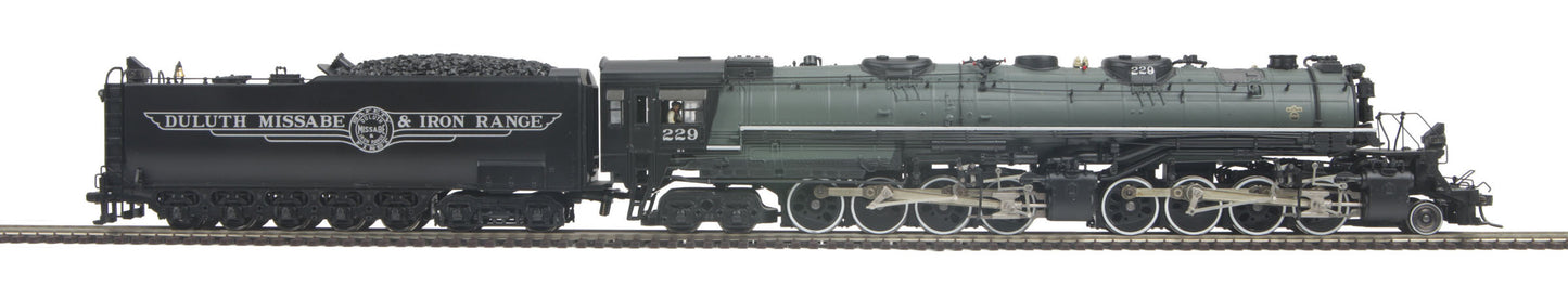 MTH 80-3261-1 HO DM&IR 2-8-8-4 Yellowstone Steam Locomotive w/ PS3.0 #229 NIB