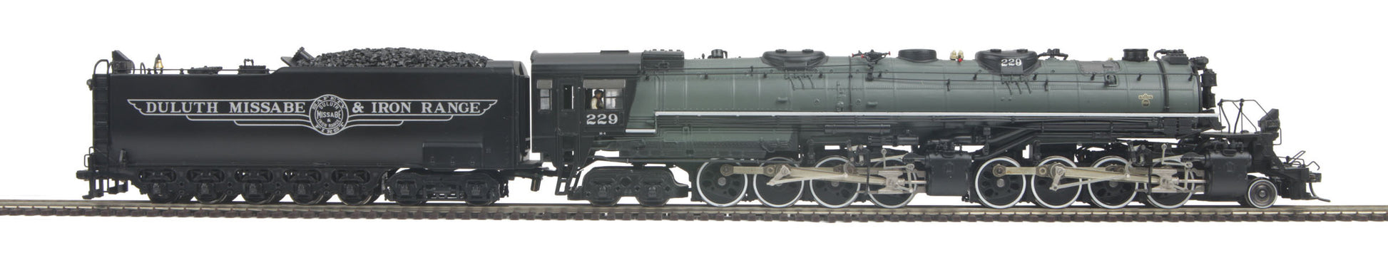 MTH 80-3261-1 HO DM&IR 2-8-8-4 Yellowstone Steam Locomotive w/ PS3.0 #229 NIB