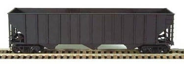 Bowser 55100 HO Undecorated 100-Ton 3-Bay Hopper Kit