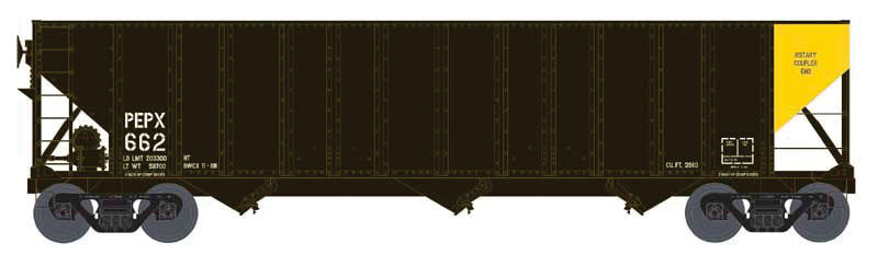 Bowser 41184 HO PEPX 100-Ton 3-Bay Hopper Executive Line #662