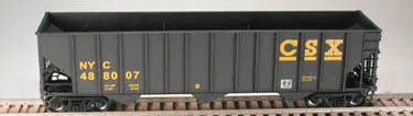 Bowser 41170 HO CSX/NYC 100-Ton 3-Bay Hopper Executive Line #483845