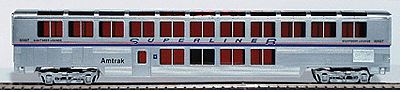 Con-Cor 0001-000843 HO Amtrak Ph IV 85' Streamlined Superliner Lounge/Café Car