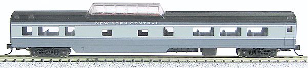 Con-Cor 40235 N NYC  85' Smooth-Side Mid-Train Dome Car w/Micro-Trains Couplers