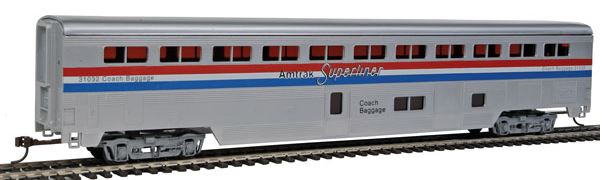 Con-Cor 0001-0822 HO Amtrak Phase III 85' Superliner Coach/Baggage Car