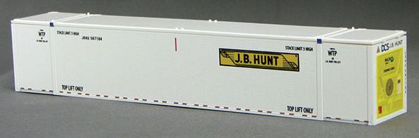 Con-Cor 0004-088151 HO JB Hunt Intermodal ThermoKing 53' Container (Pack of 2)