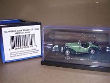 Ricko 38849 1:87 Green & Black 1936 Wanderer W25K Roadster Top Down