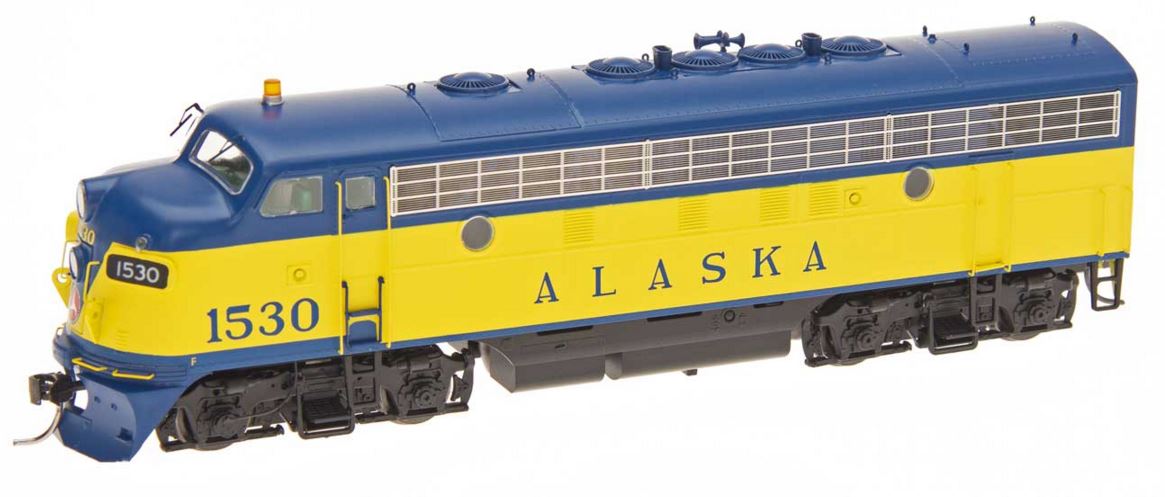 InterMountain 49095S HO Alaska EMD F7A Diesel Locomotive with Sound & DCC #1530