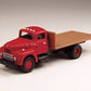 Classic Metal Works 30157 HO Mini Metals Red 1950's Intl. R-190 Flat Bed Truck