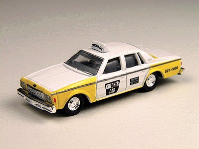 Classic Metal Works 30161 HO Mini Metals Taxi 1978 Chevy Impala 4-Door Sedan Car
