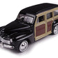 Classic Metal Works 30107 HO Mini Metals Woody Black 1948 Ford Wagon Car