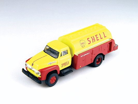 Classic Metal Works 30258 HO Mini Metals Shell '54 Ford F700 Fuel Delivery Truck