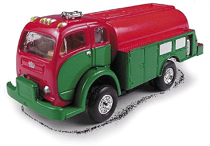 Classic Metal Works 30112 HO Mini Metals Red/Green '53 3000 Fuel Delivery Truck