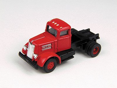 Classic Metal Works 31137 HO Mini Metals Factory Red White Super Power Tractor