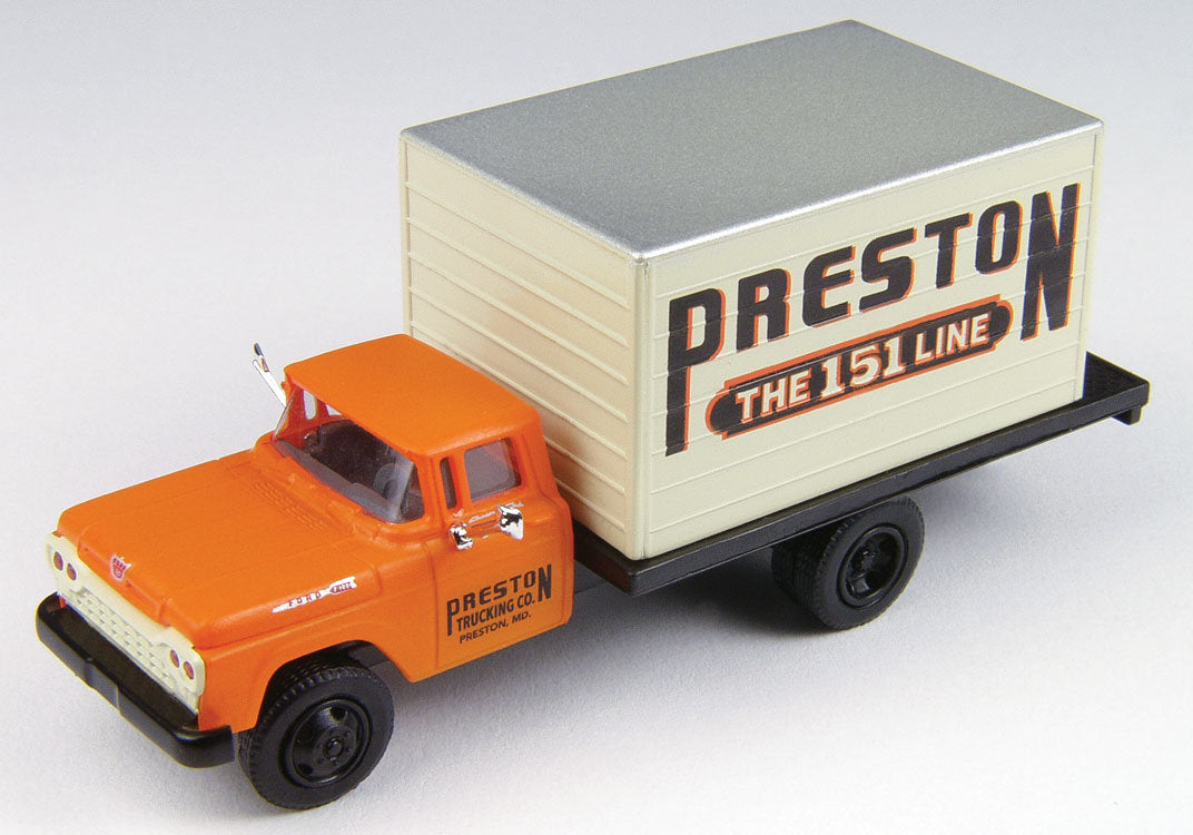 Classic Metal Works 30453 HO Mini Metals Preston 1960 Ford F-500 Box-Body Truck