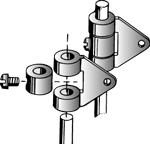 Dubro 103 Strip Aileron Horn Connector (Pack of 2)