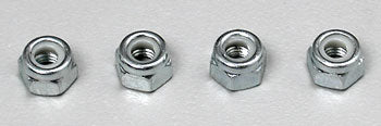 Dubro 170 4-40 Nylon Insert Lock Nuts (Pack of 4)