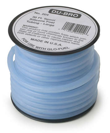 Dubro 204 30 ft. Large Super Blue Silicone Tubing