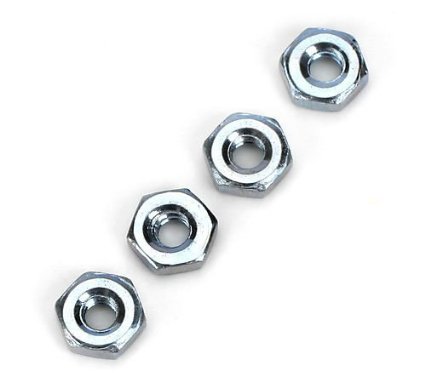 Dubro 560 2-56 Steel Hex Nuts (Pack of 4)