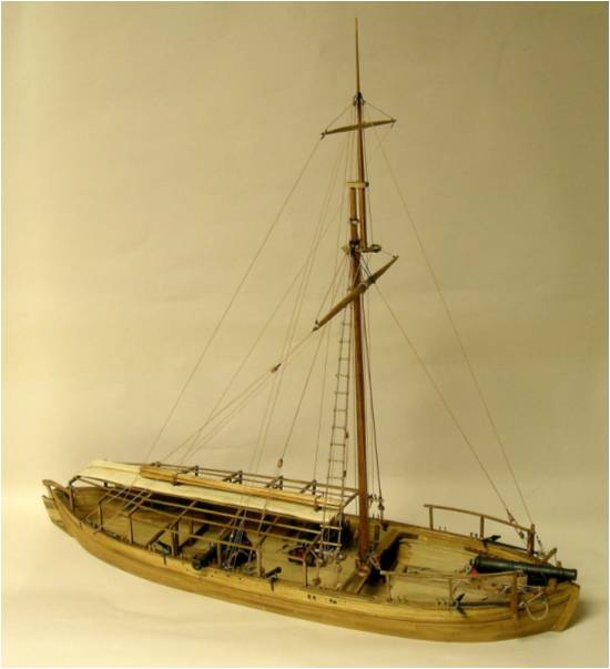 Model Shipways 2263 1:24 Gunboat Philadelphia 1776