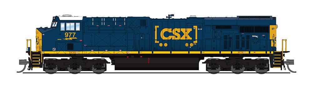 Broadway Limited 3897 N CSX GE ES44AC Diesel Locomotive Sound/DCC #993
