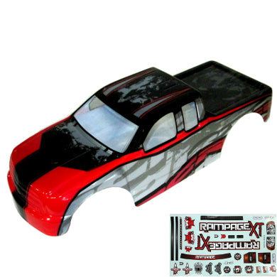 Redcat Racing ATV070-R 1/5 Rampage Truck Body, Red