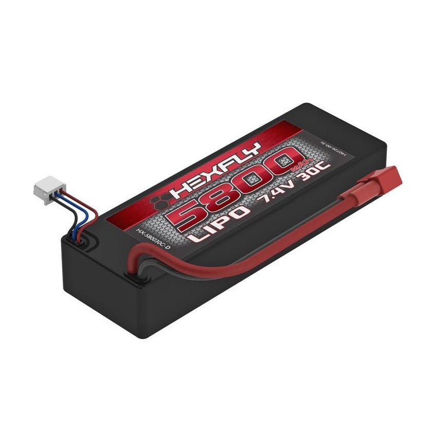 Redcat Racing HX-580030C-D LiPo Battery, 5800mAh 30c 7.4V with Deans Connector