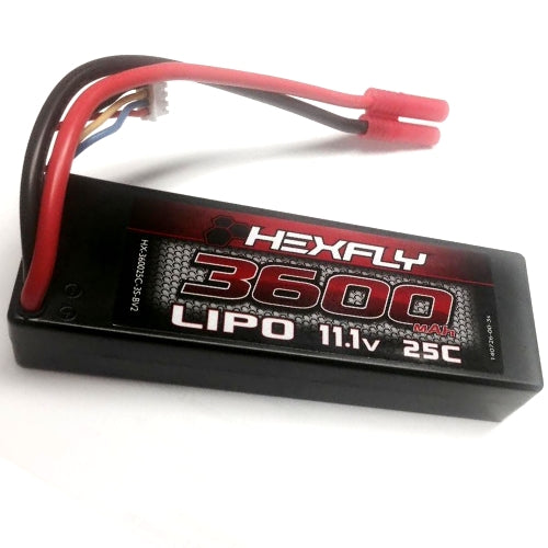 Redcat Racing HX-360025C-3S-BV2 LIPO Battery 3600mAh 25c 11.1V