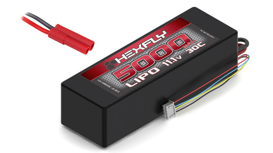 Redcat Racing HX-500030C-3S-BV2 LiPo Battery, 5000mAh 30c 11.1V, 139x47x39.5mm
